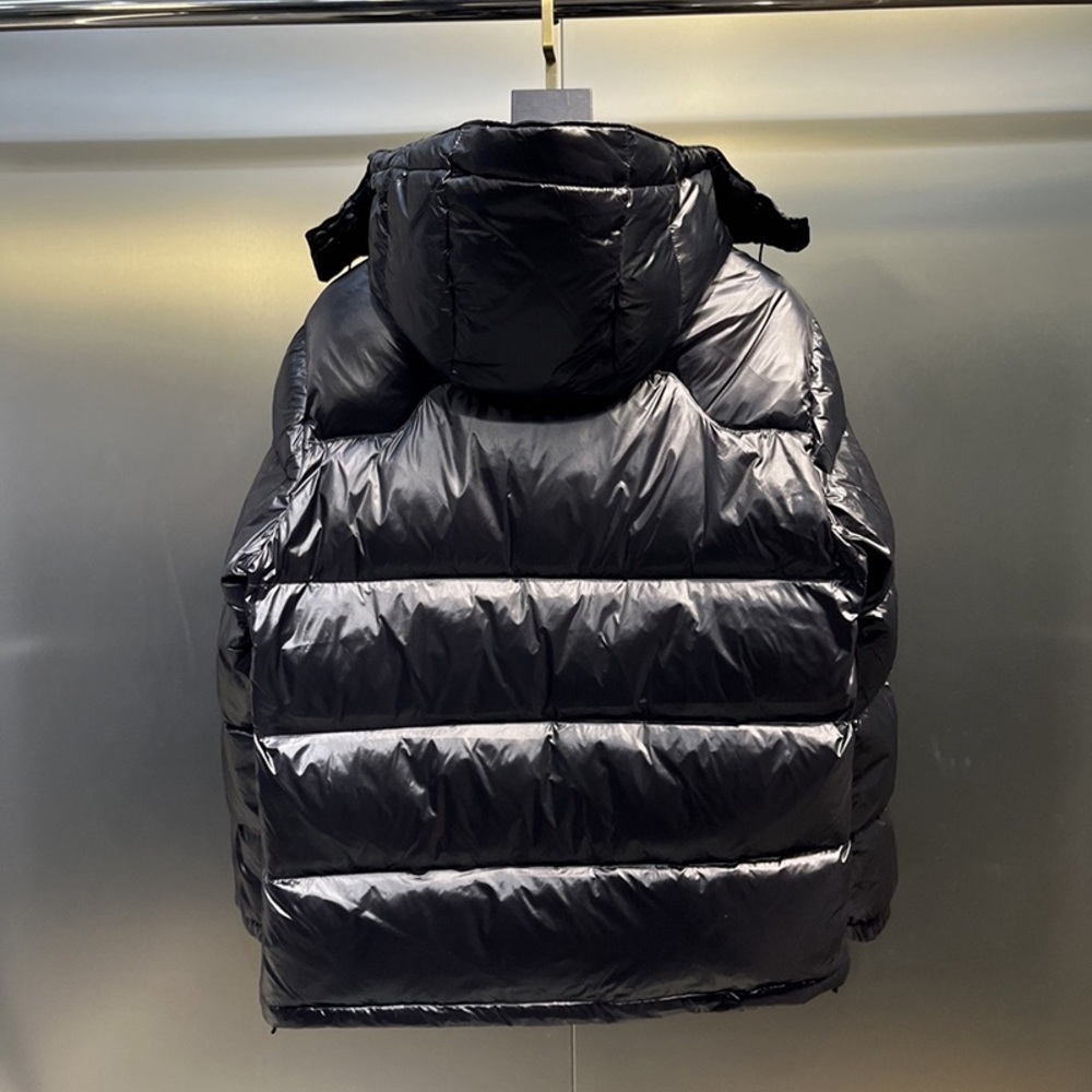 Ralph Lauren Black Hooded Down Jacket - Picture 2 of 9